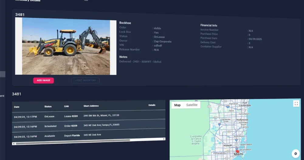 LeaseRiver Dashboard Screenshot